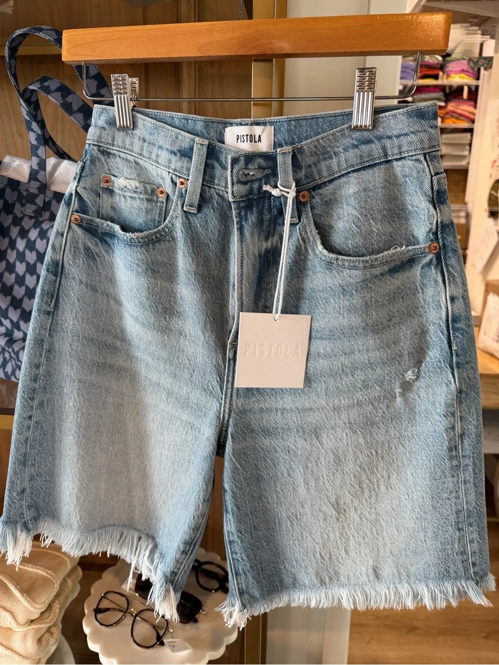 Kaylee Long Cut-Off Shorts-Altitude Vintage